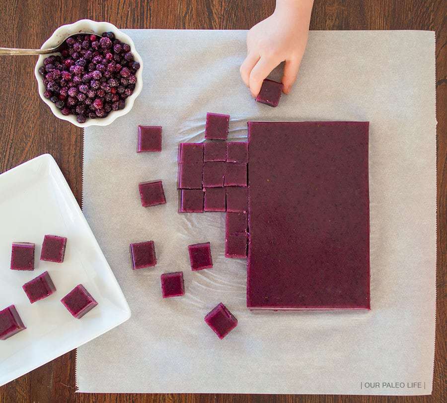 Blueberries & Cream Gummies {by Our Paleo Life}