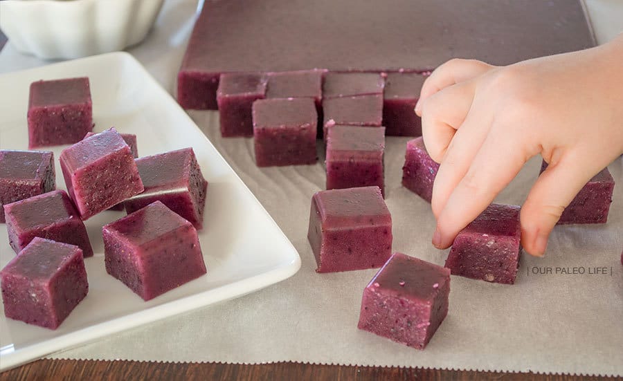 Blueberries & Cream Gummies {by Our Paleo Life}