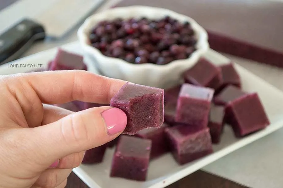 Blueberries & Cream Gummies {by Our Paleo Life}