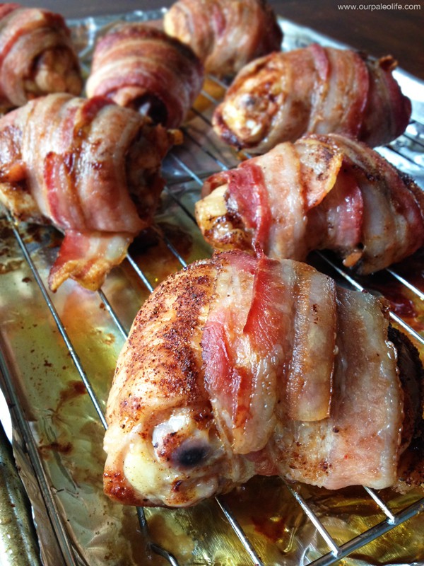 Smokey Bacon Wrapped Chicken | Our Paleo Life