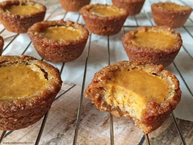 Mini Pumpkin Pie Tarts | Our Paleo Life