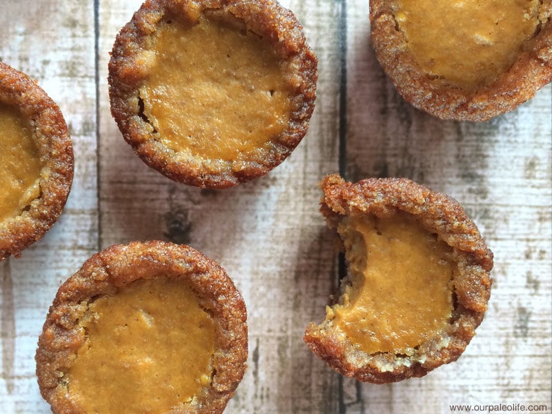 Mini Pumpkin Pie Tarts | Our Paleo Life