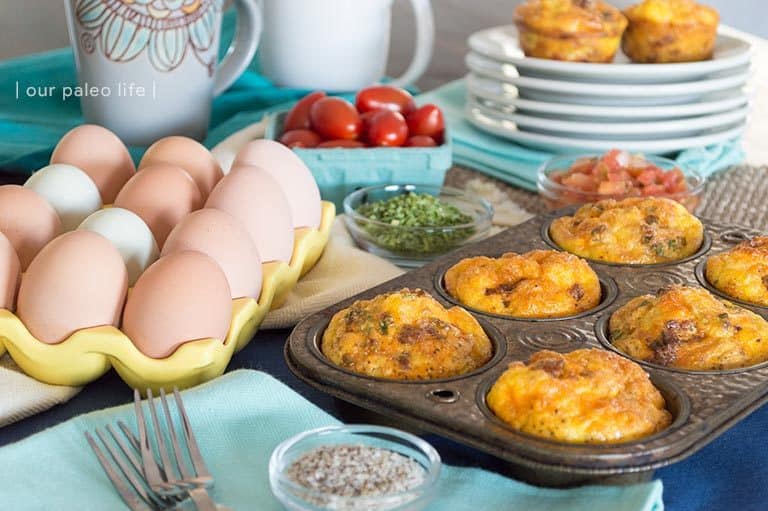 Spicy Egg Muffins {dairy-free; grain-free} by Our Paleo Life