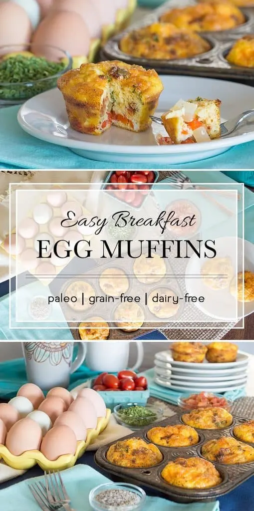 These egg muffins can be baked in advance and stored in the fridge or freezer for a quick, easy, and delicious breakfast anytime.