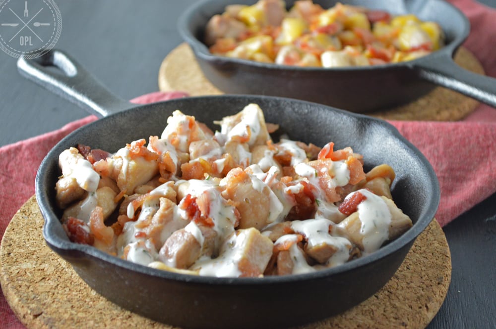 Chicken Bacon Ranch Skillet | Our Paleo Life