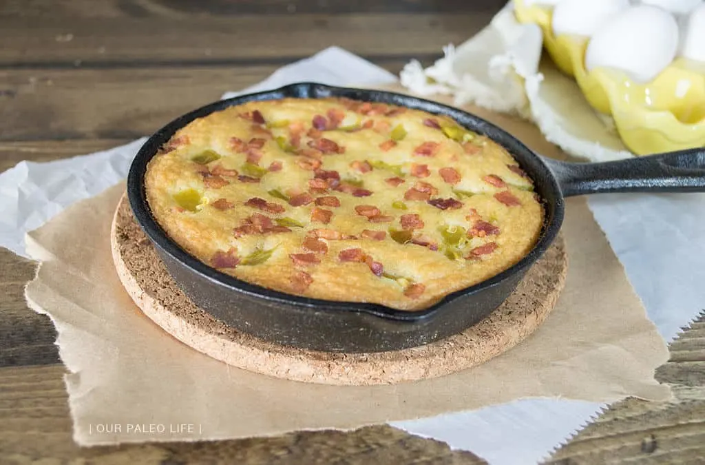 Bacon Jalapeno Cornbread by Our Paleo Life