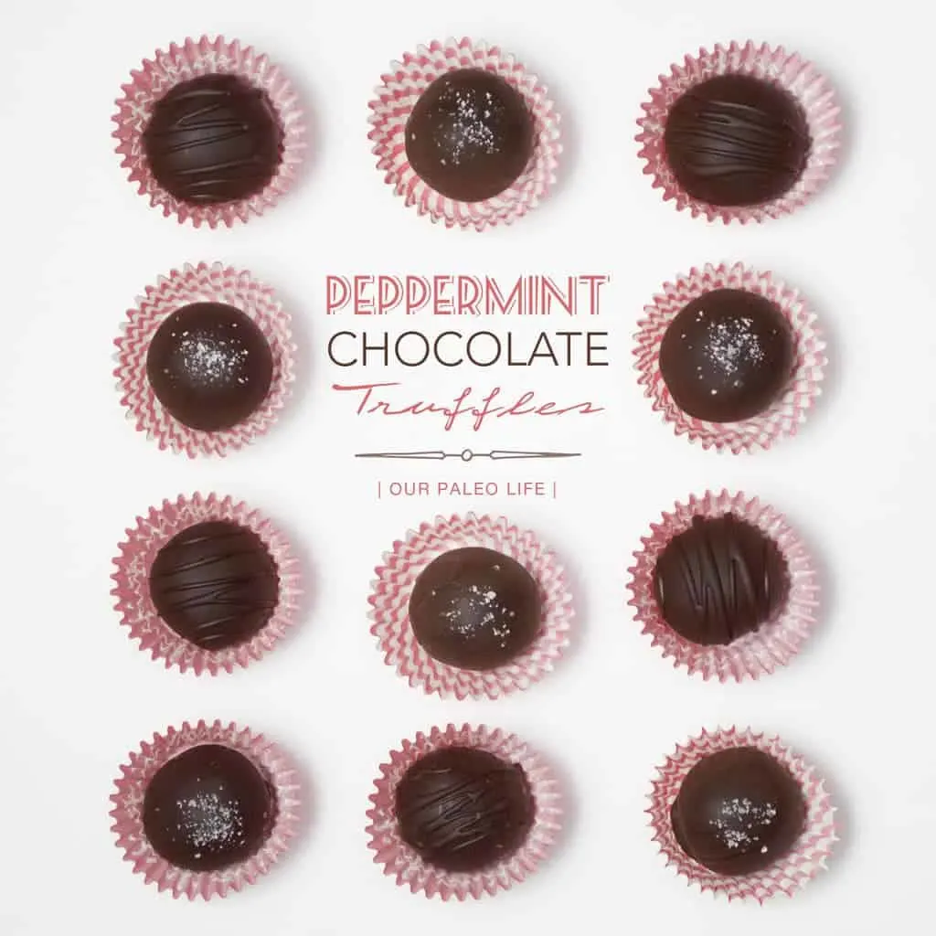 Peppermint Chocolate Truffles