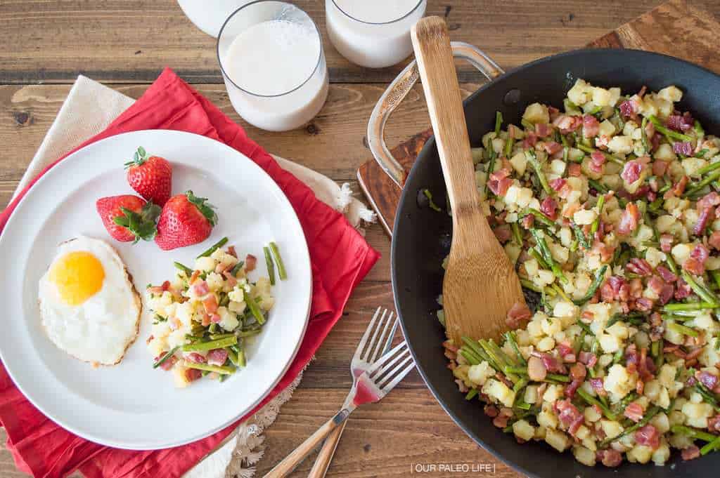 Asparagus Potato Hash {by Our Paleo Life}