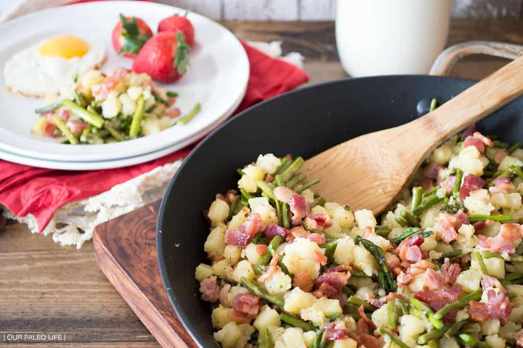 Asparagus Potato Hash {by Our Paleo Life}