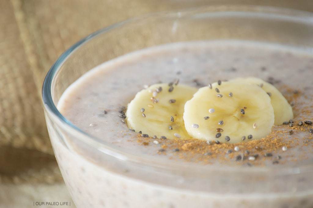 Banana Chia Pudding {by Our Paleo Life}