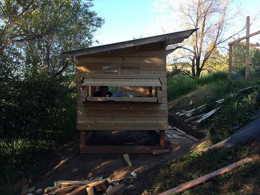 Nesting Box Addition to Chicken Coop