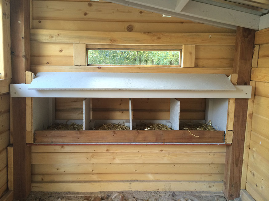 Nesting Boxes for Laying Hens