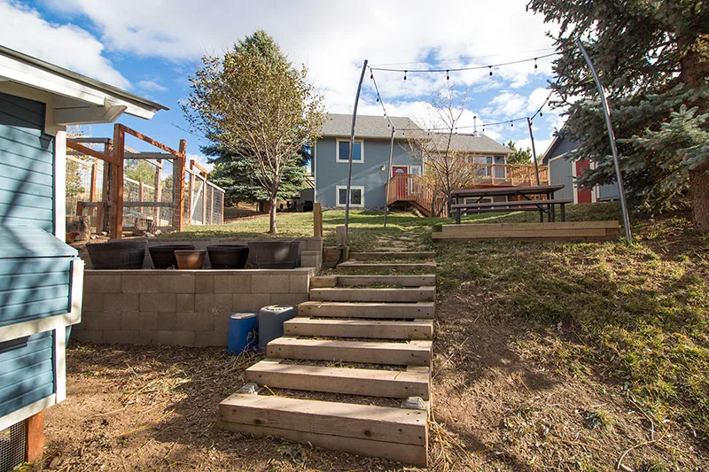 Wood Timber Steps