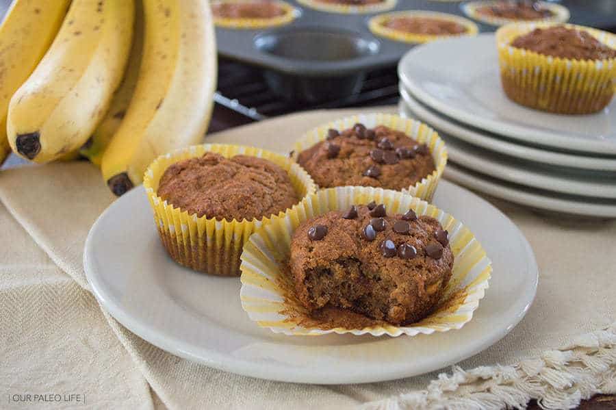 Everyone's Favorite Banana Muffins {grain-free, dairy-free, nut-free} by Our Paleo Life