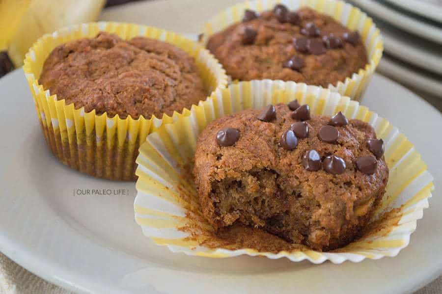 Everyone's Favorite Banana Muffins {grain-free, dairy-free, nut-free} by Our Paleo Life