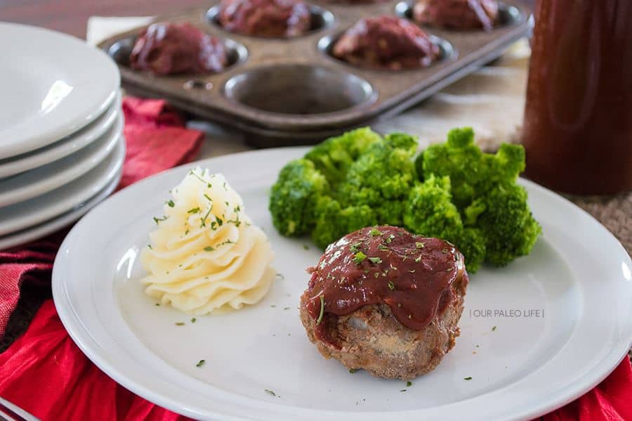 Classic Mini Meatloaf Muffins {grain-free; dairy-free} by Our Paleo Life