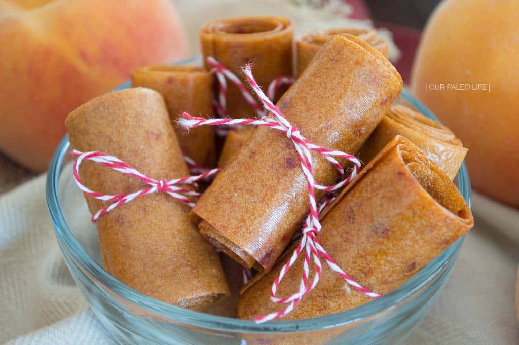 Vanilla Peach Fruit Leather