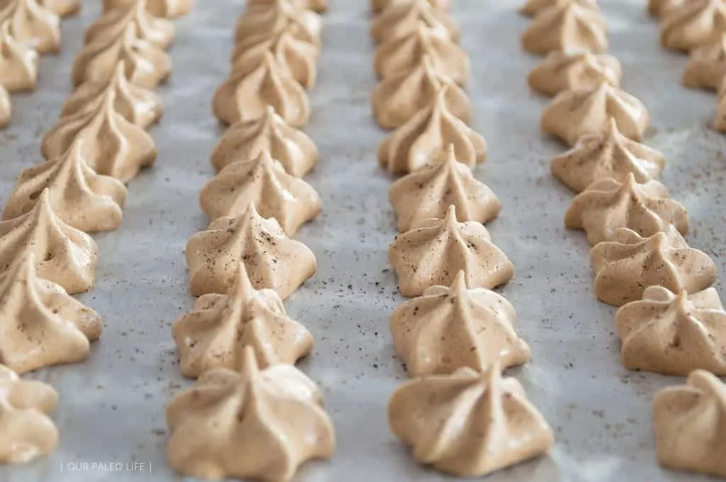 Cinnamon Maple Meringues {by Our Paleo Life}