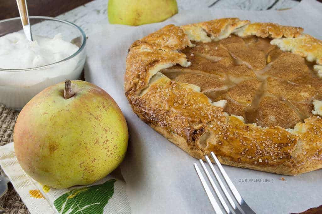 Rustic Pear Galette {grain-free, dairy-free, no refined sugar, paleo}