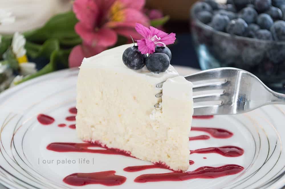 Instant Pot Low-Carb Cheesecake {keto; primal} by Our Paleo Life