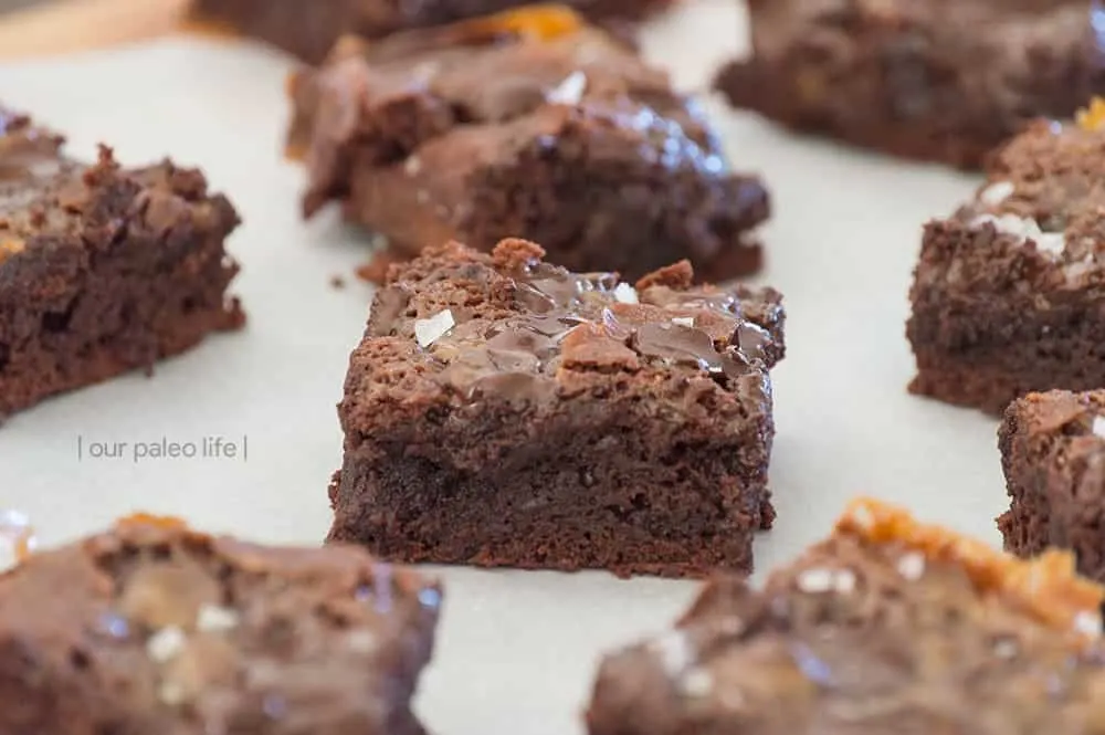 Paleo Caramel Brownies