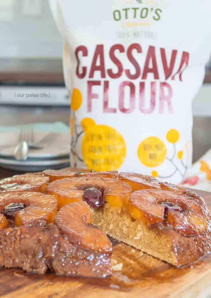 Paleo Pineapple Upside Down Cake {grain-free} by Our Paleo Life