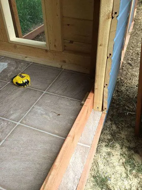 Another internal picture of the chicken coop