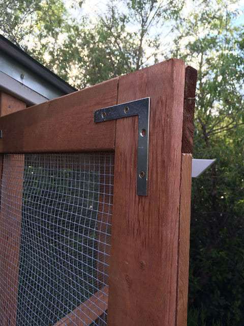 Brace for Chicken Run Door