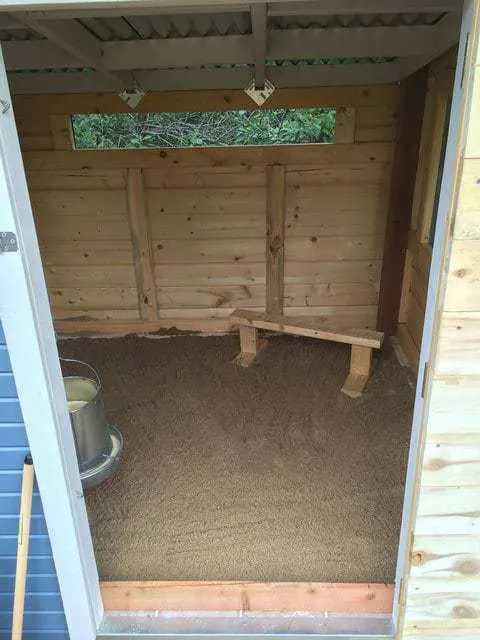 Inside a Custom Chicken Coop