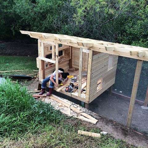 Measure Twice Cut Once Chicken Coop Prep