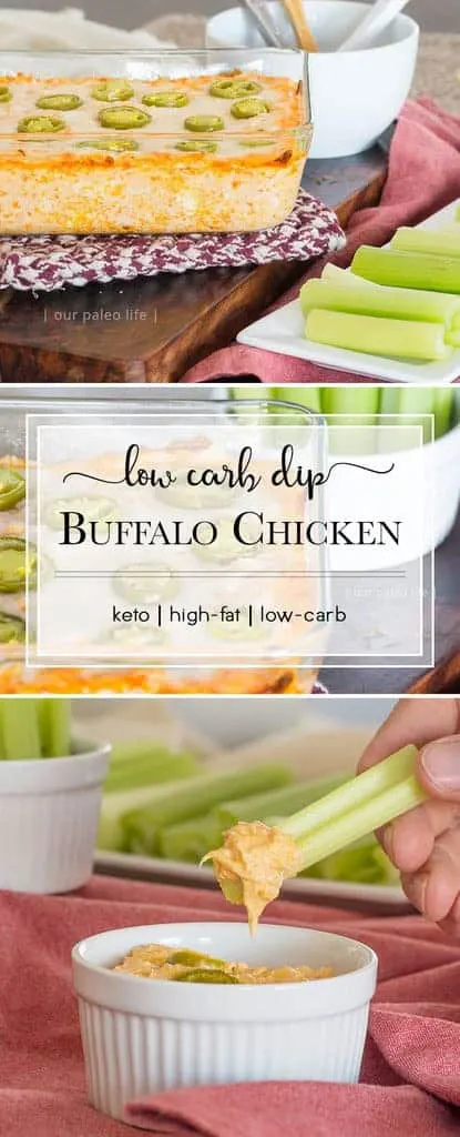 Low-Carb Buffalo Chicken Dip {keto}