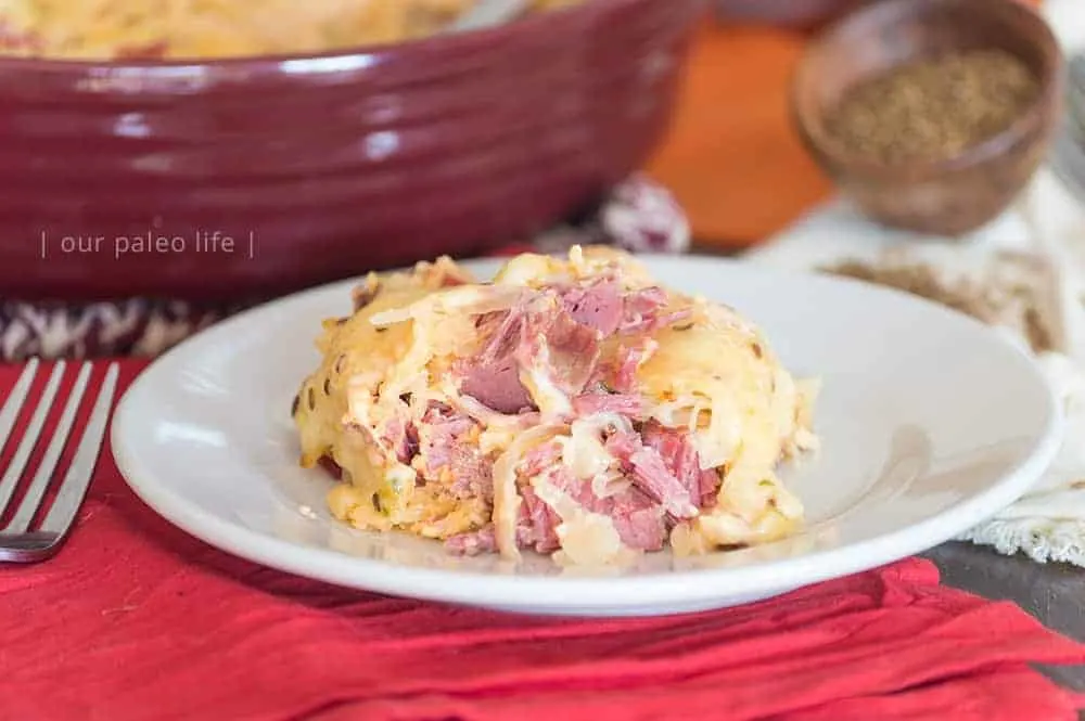 Low-carb Reuben Casserole {keto} by Our Paleo Life