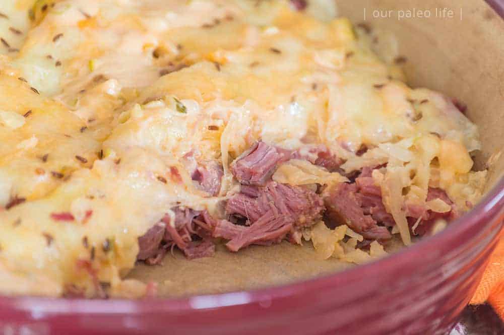 Low-carb Reuben Casserole {keto} by Our Paleo Life