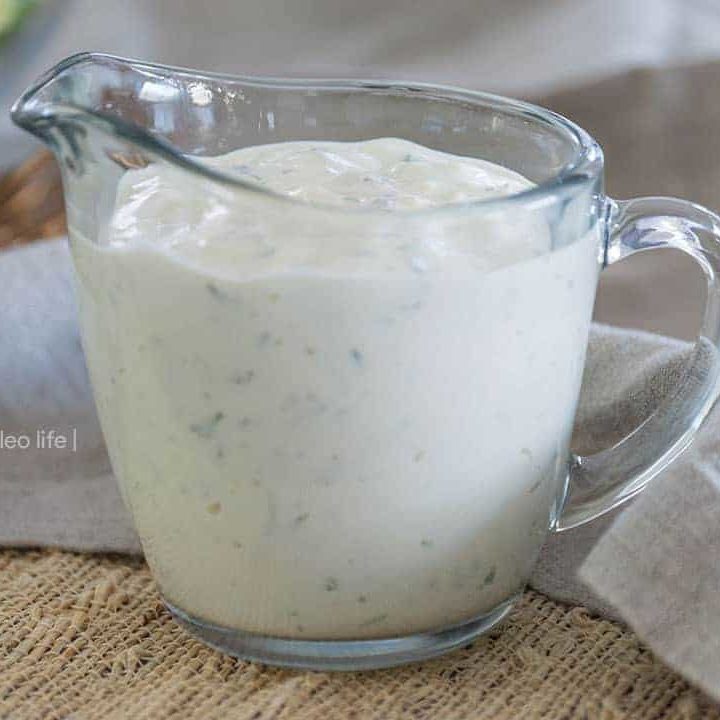 Blue Cheese Dressing {8g of fat}