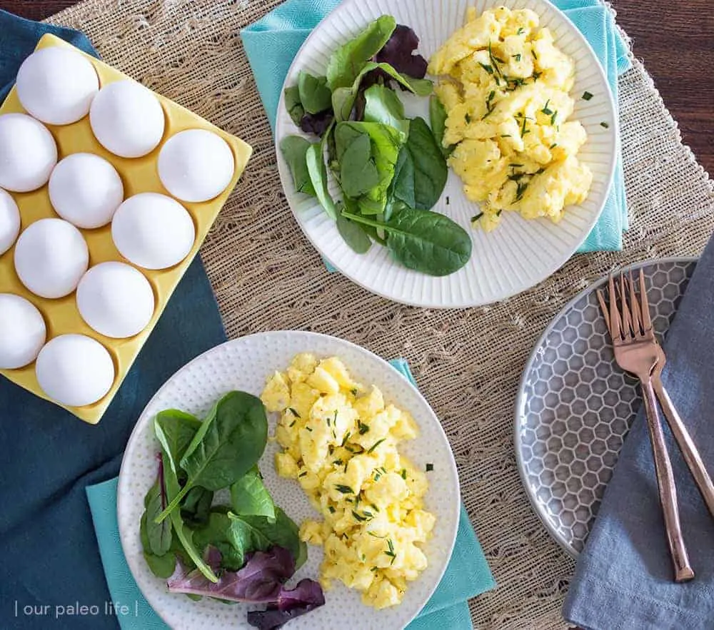 Easy Paleo Scrambled Eggs Recipe and Nutrition - Eat This Much