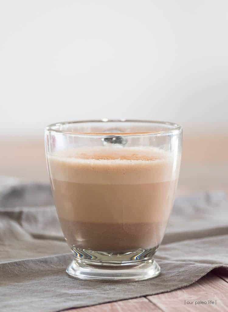 Maca Cocoa Latte {low-carb; dairy-free option; coffee alternative}