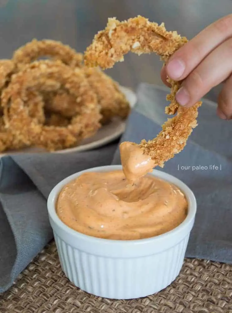 Low-Carb Onion Rings {keto, dairy-free}