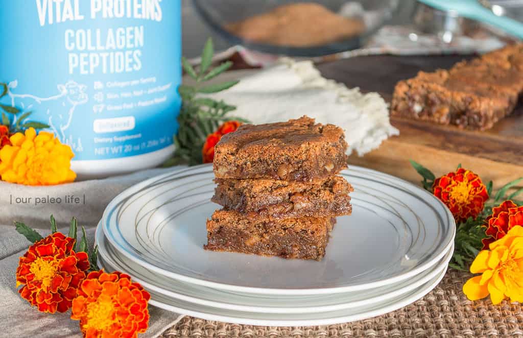 Grain-Free Collagen Blondies