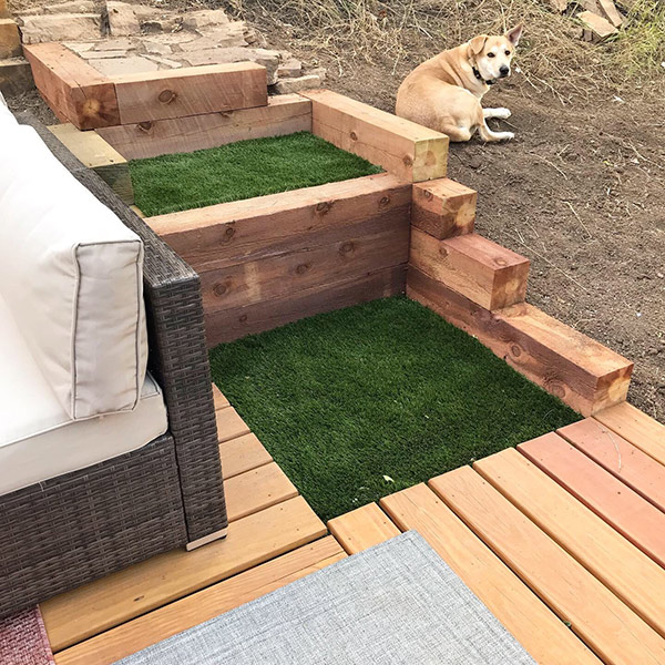 Artificial Grass and Retaining Walls