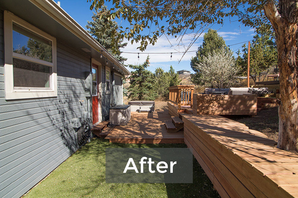 Backyard Deck Complex After