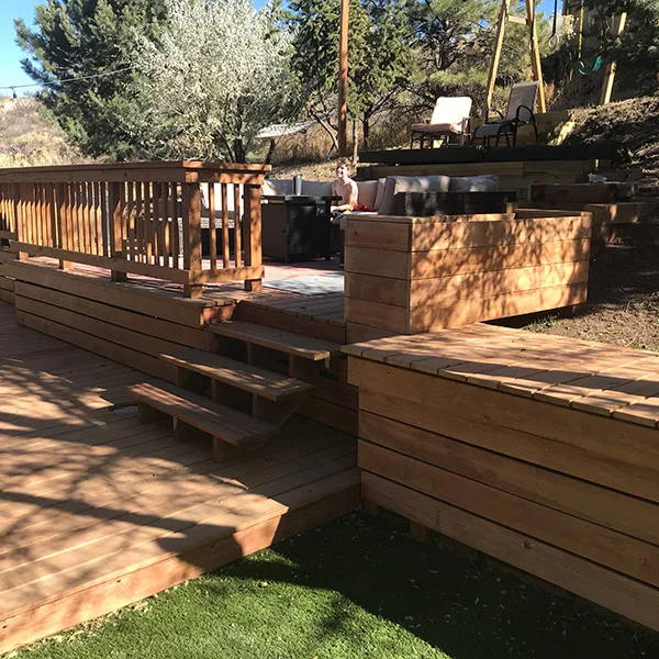 Backyard DIY Deck Build
