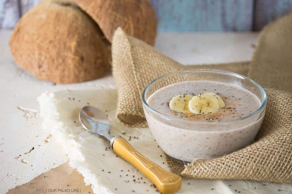 Banana Chia Pudding {by Our Paleo Life}