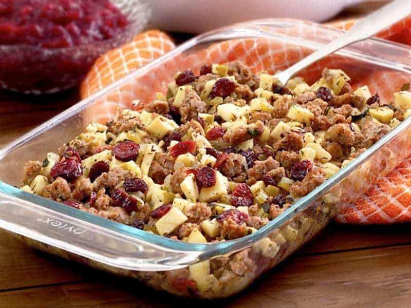 Paleo Sausage, Apple, & Cranberry Stuffing | Paleo Newbie Paleo Sausage, Apple, & Cranberry Stuffing | Paleo Newbie