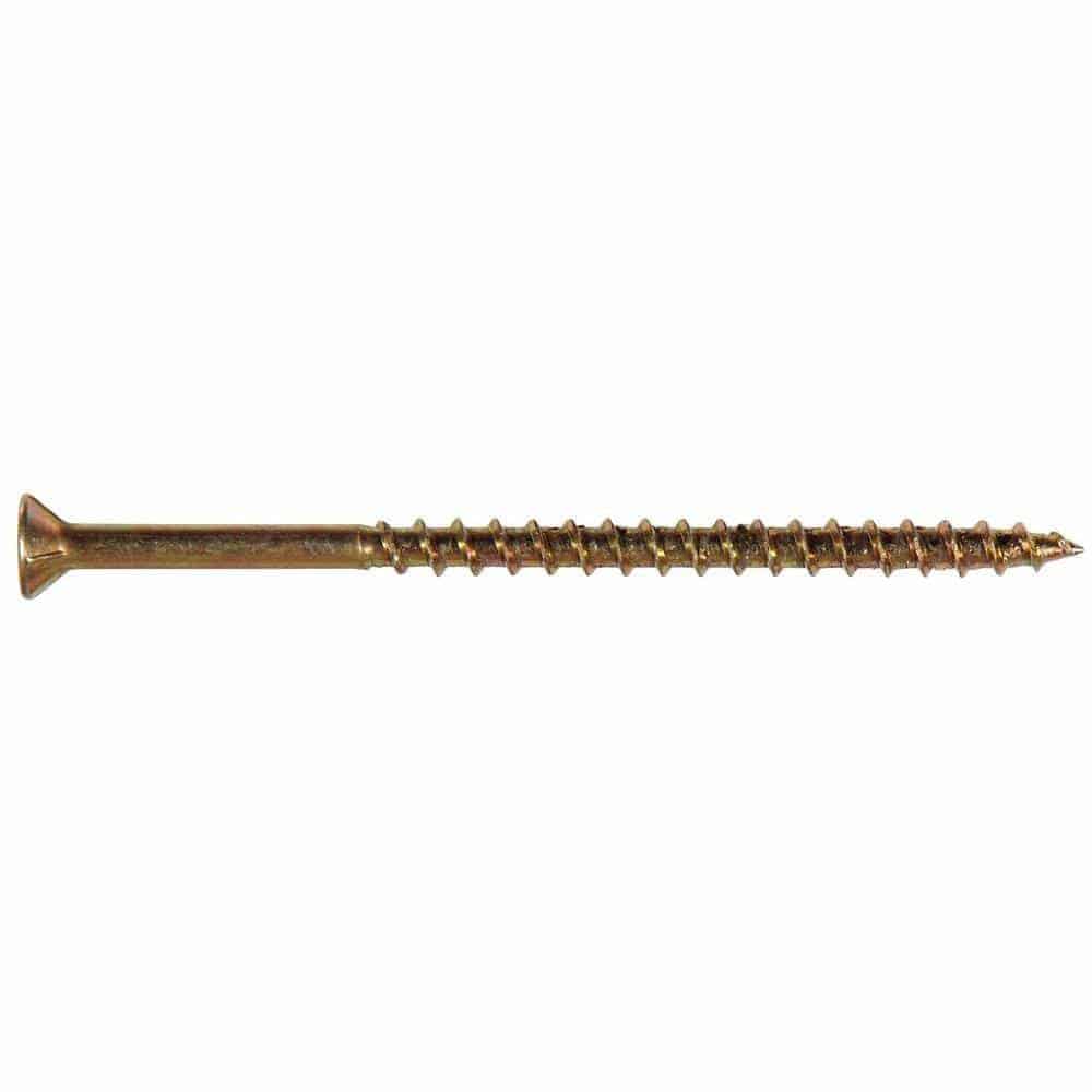 #10 3-1/2 in. Star Flat-Head Wood Screws (1 lb.-Pack) #10 3-1/2 in. Star Flat-Head Wood Screws (1 lb.-Pack)