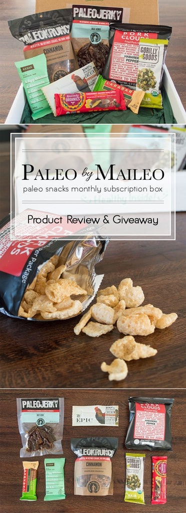 Paleo by Maileo subscription boxes are a great way to try a variety a paleo-friendly foods, delivered right to your door every month. Enter to win your very own box! Paleo by Maileo subscription boxes are a great way to try a variety a paleo-friendly foods, delivered right to your door every month. Enter to win your very own box!