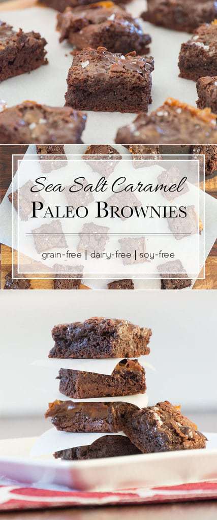 These double chocolate brownies have a perfectly sweet and dairy-free caramel ribbon running through them. They're so good and fudgy, you'd never guess they were dairy-free. These double chocolate brownies have a perfectly sweet and dairy-free caramel ribbon running through them. They're so good and fudgy, you'd never guess they were dairy-free.