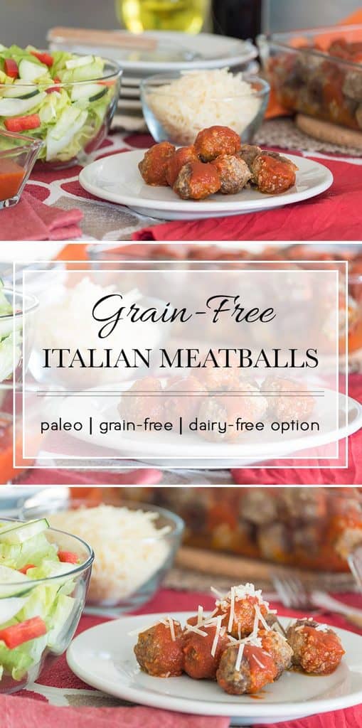 These Italian meatballs use a surprising ingredient to keep them grain-free. These Italian meatballs use a surprising ingredient to keep them grain-free.