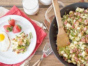 Asparagus Bacon Hash Asparagus Bacon Hash