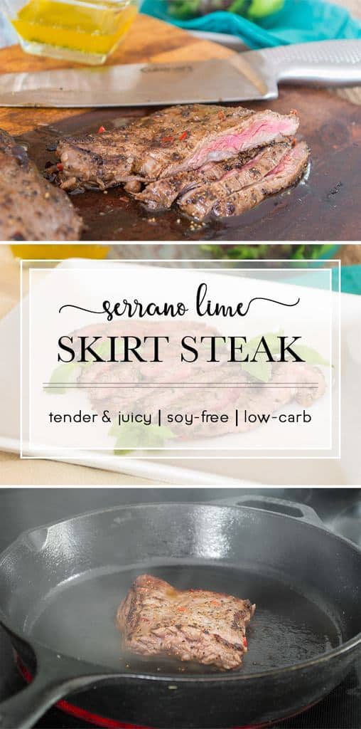 This Serrano Lime Skirt Steak is the perfect blend of flavors that isn't too spicy so every member of the family can enjoy it. It's juicy, tender, and bursting with flavor! This Serrano Lime Skirt Steak is the perfect blend of flavors that isn't too spicy so every member of the family can enjoy it. It's juicy, tender, and bursting with flavor!