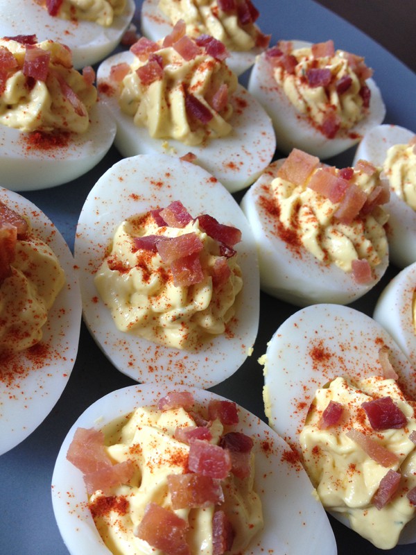 Bacon Ranch Deviled Eggs | Our Paleo Life